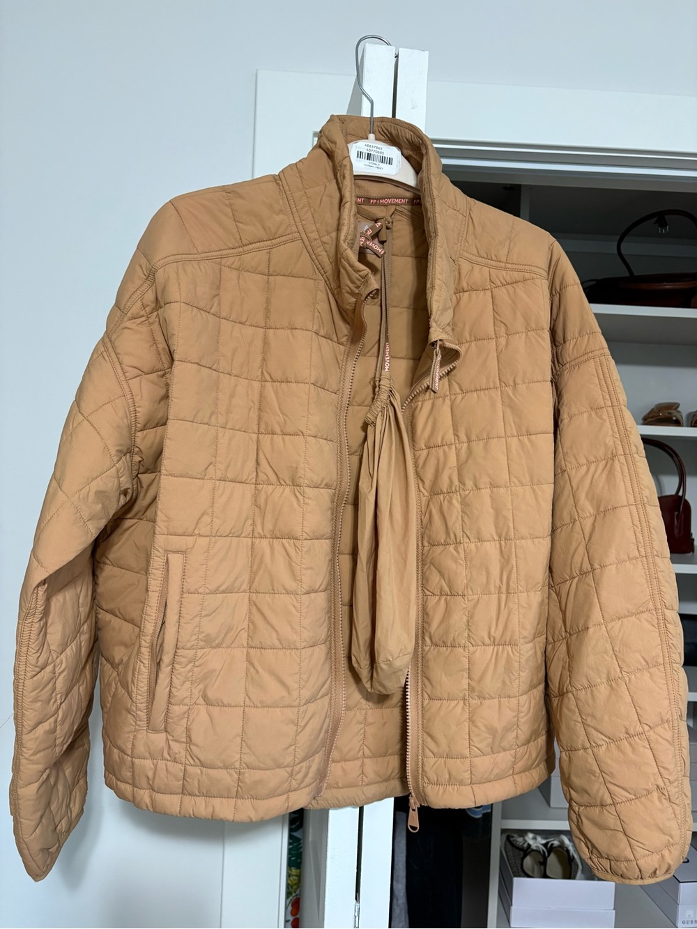 FP Movement by Free People Quilted Tan Puffer Jacket